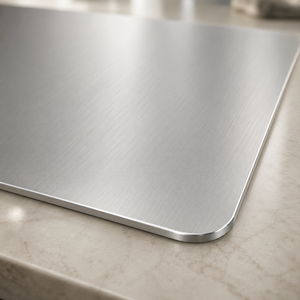 Tábua de Corte em Aço Inox Dupla Face – Viorenna
