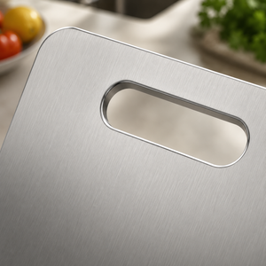 Tábua de Corte em Aço Inox Dupla Face – Viorenna