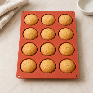 Forma de Silicone 12 Cavidades para Muffins – Viorenna