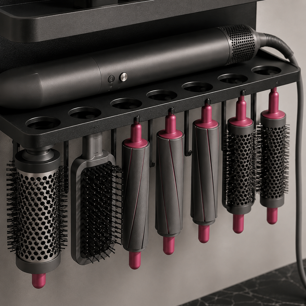 Suporte para Secador de Cabelo de Parede – Viorenna