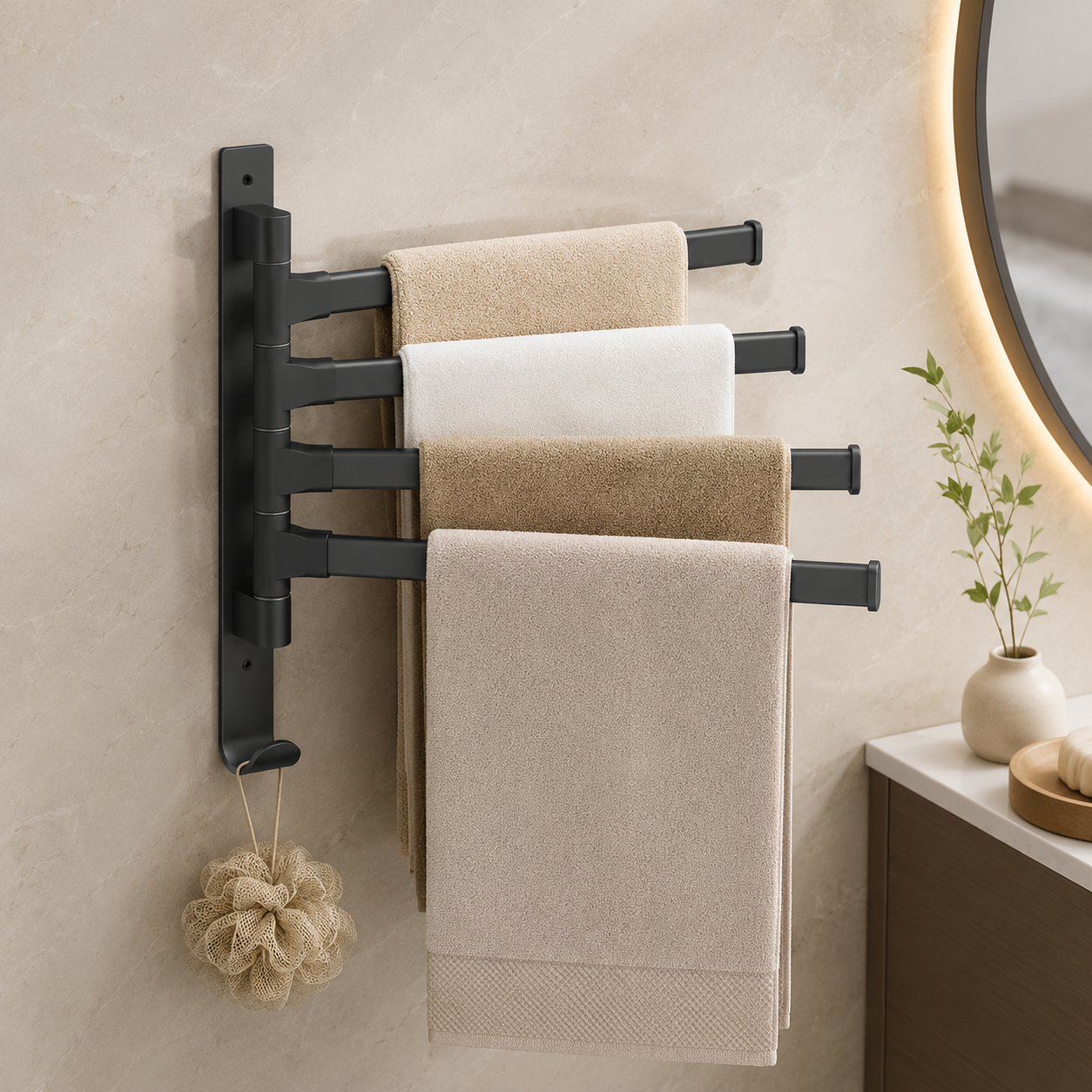 Kit de Acessórios para Banheiro com Acabamento Refinado com Composição Premium – Viorenna