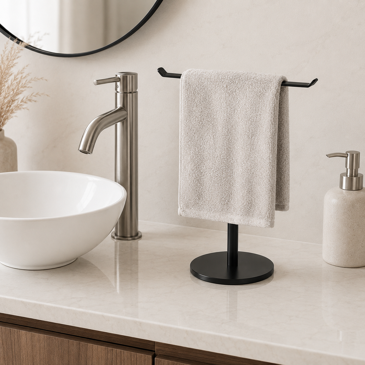 Kit de Acessórios para Banheiro com Acabamento Refinado com Visual Refinado – Viorenna