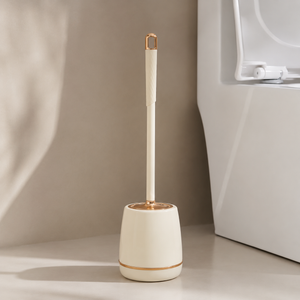 Escova Sanitária com Suporte Discreto para Banheiro com Composição Premium – Viorenna