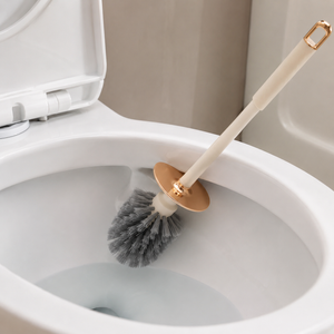 Escova Sanitária com Suporte Discreto para Banheiro com Composição Premium – Viorenna