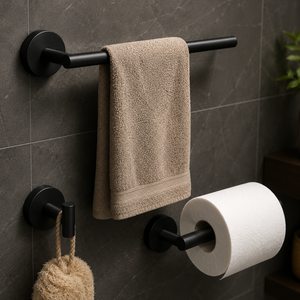 Kit de Acessórios para Banheiro com Acabamento Refinado para Rotina Organizada – Viorenna