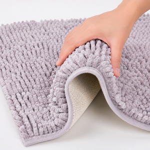 Tapete para Banheiro de Chenille Macio e Antiderrapante – Viorenna