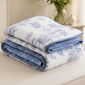 Kit Colcha Floral Ondulada com Fronhas – Viorenna