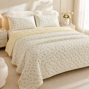 Manta Floral Leve para Cama e Sofá – Viorenna