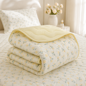 Manta Floral Leve para Cama e Sofá – Viorenna