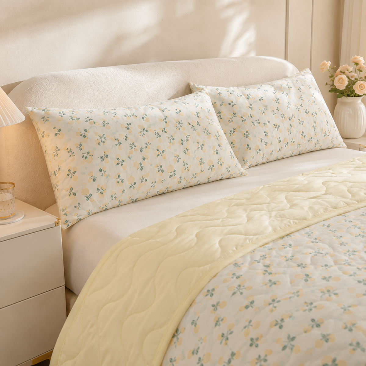 Manta Floral Leve para Cama e Sofá – Viorenna