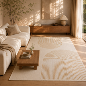 Tapete Wabi-Sabi para Sala e Quarto Grande Antiderrapante – Viorenna