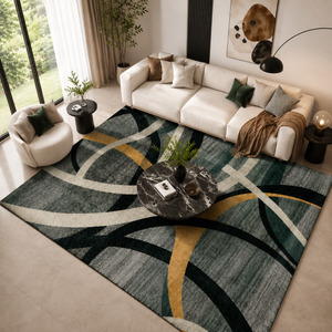 Tapete Abstrato para Sala Grande Antiderrapante – Viorenna