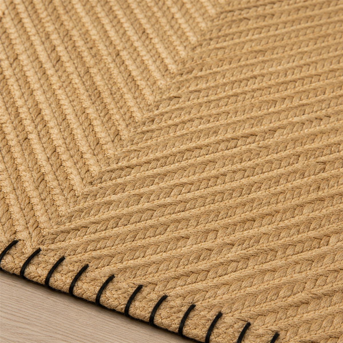 Tapete de Juta para Sala com Trama Natural Antiderrapante – Viorenna