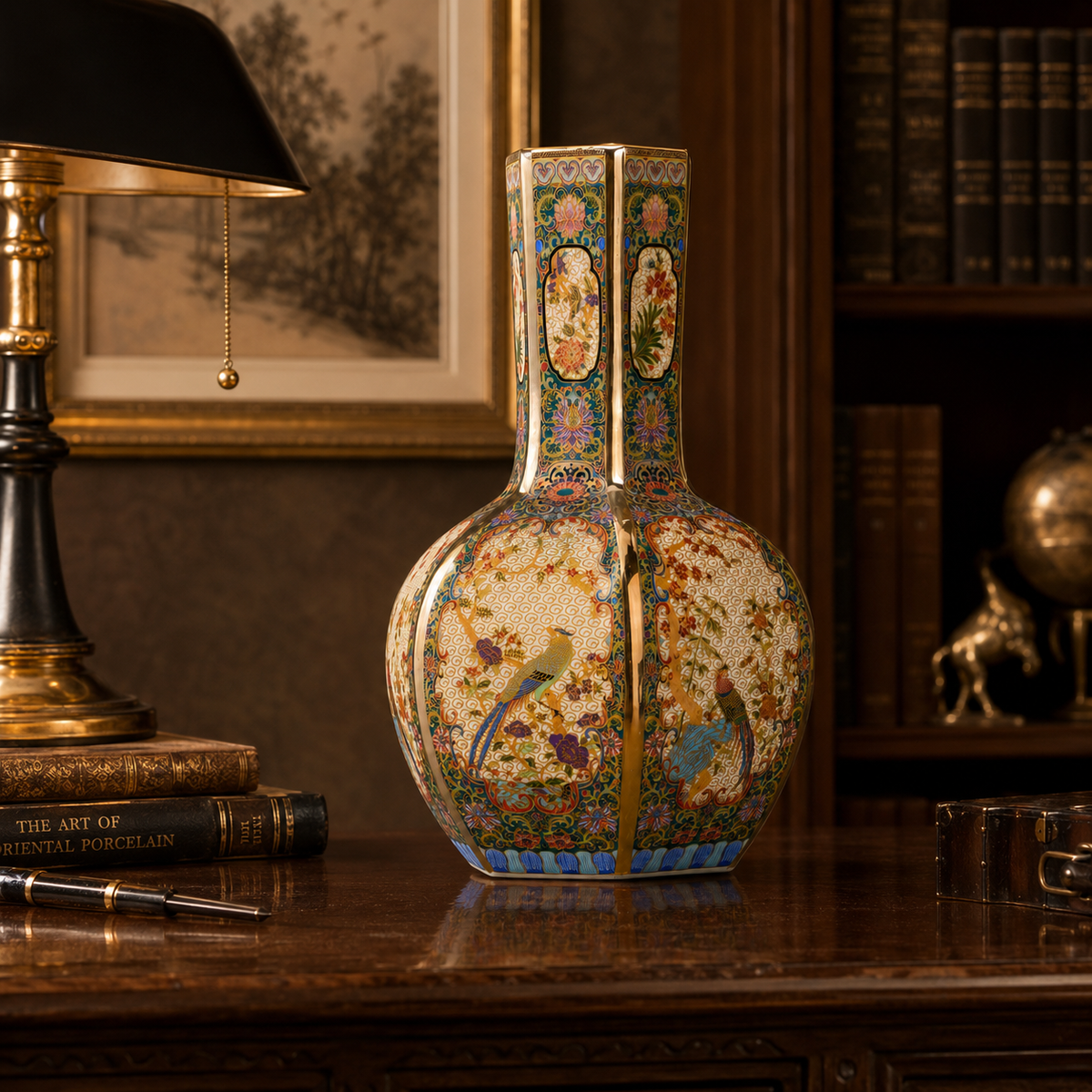 Vaso Decorativo de Porcelana para Mesa – Viorenna