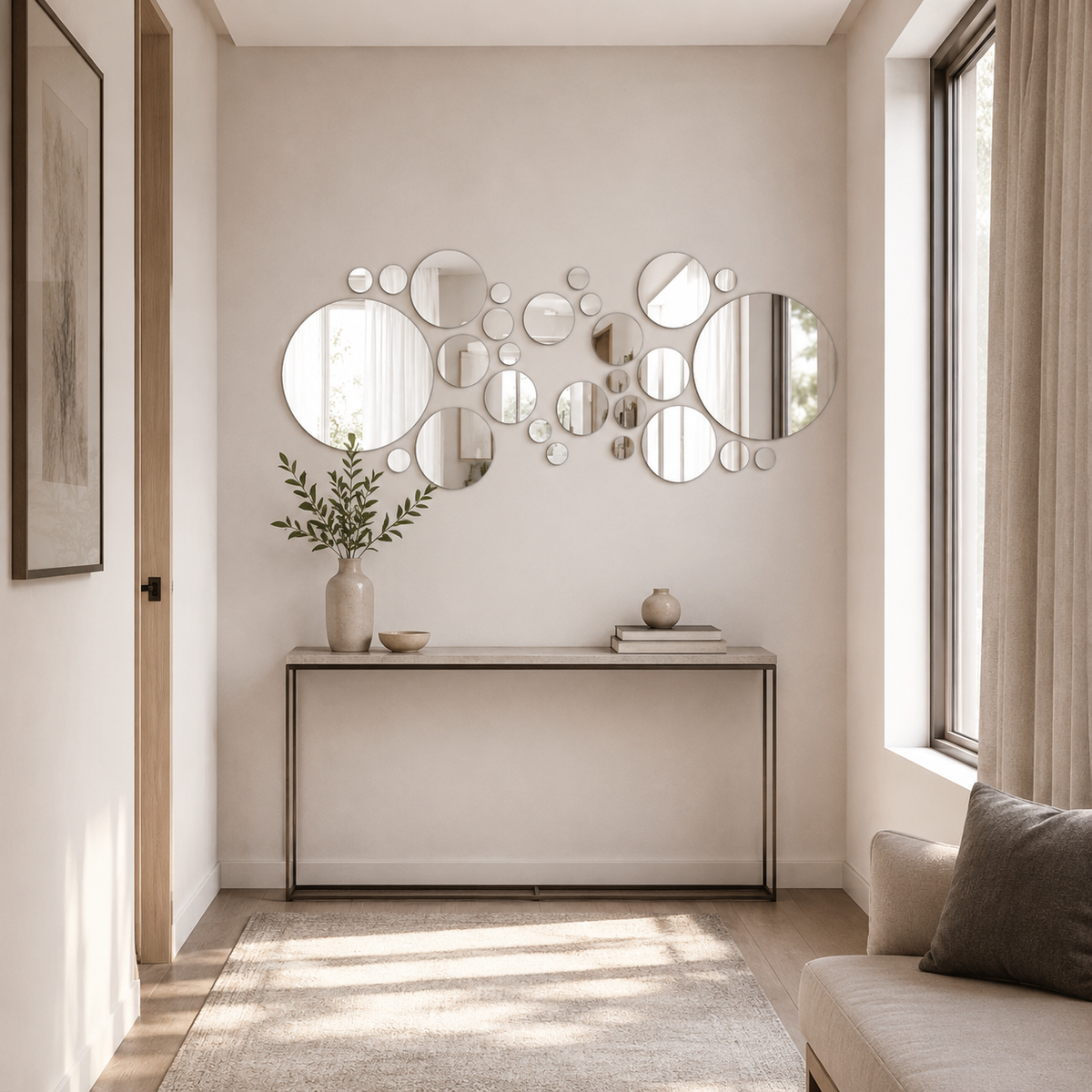 Espelhos Decorativos Redondos Adesivos – Viorenna