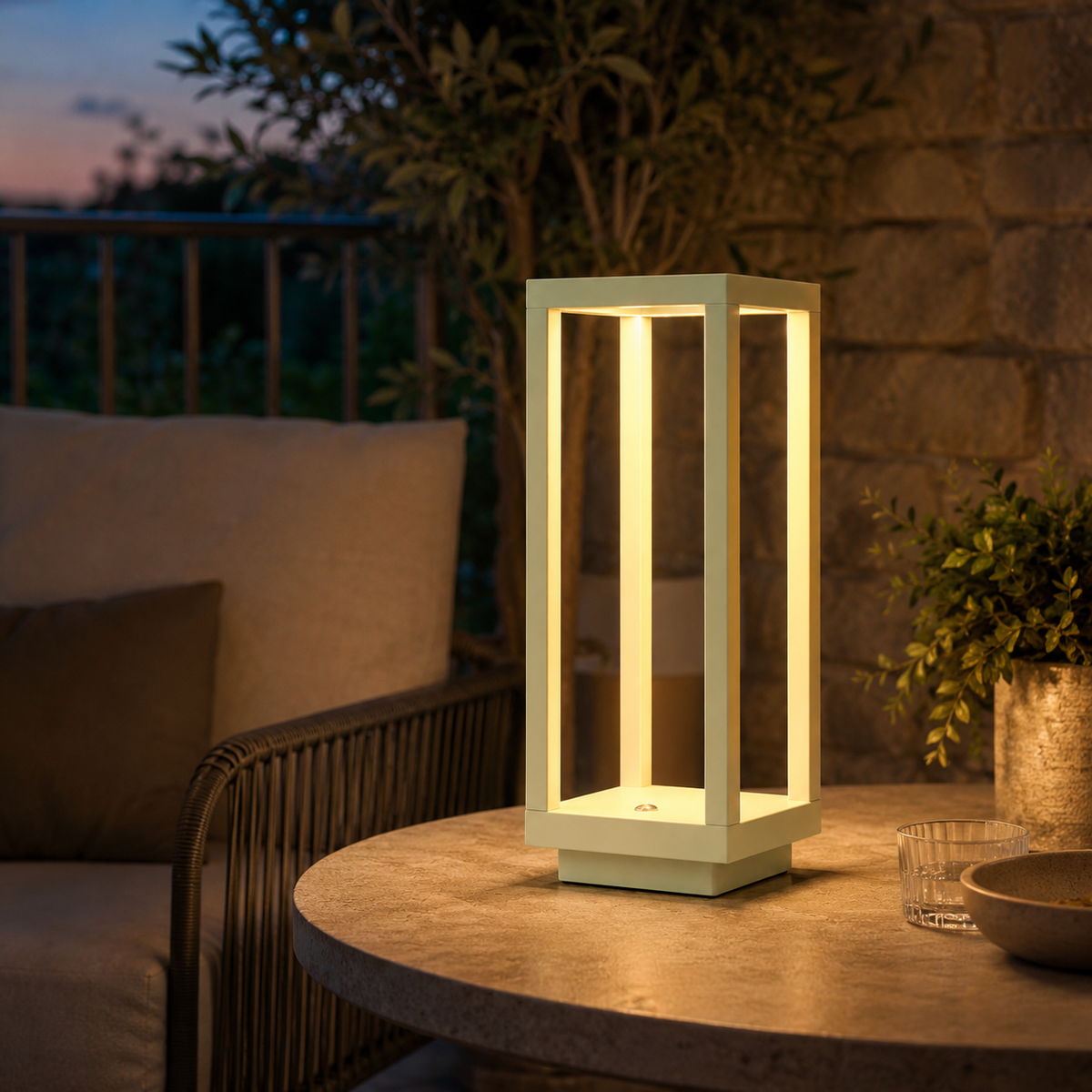 Luminária de Mesa LED sem Fio Recarregável – Viorenna