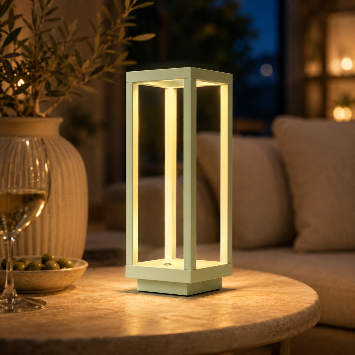 Luminária de Mesa LED sem Fio Recarregável – Viorenna