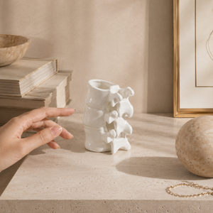 Vaso Decorativo Nórdico de Cerâmica para Sala – Viorenna
