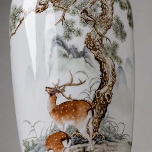 Vaso Decorativo Jingdezhen de Porcelana para Rack – Viorenna