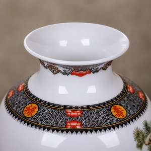 Vaso Decorativo Jingdezhen de Porcelana para Rack – Viorenna