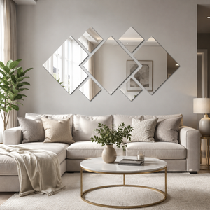 Espelho Decorativo Acrílico 3D para Sala – Viorenna