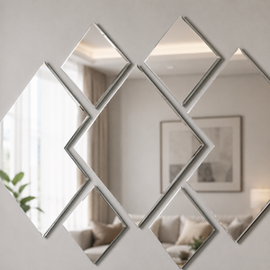 Espelho Decorativo Acrílico 3D para Sala – Viorenna
