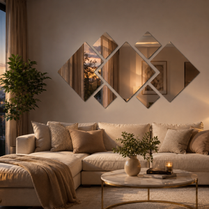 Espelho Decorativo Acrílico 3D para Sala – Viorenna