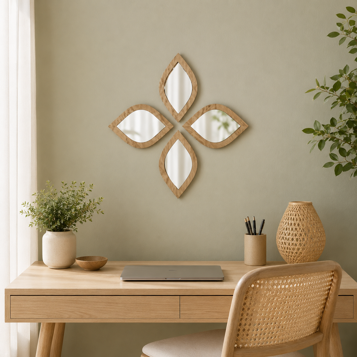 Espelhos Decorativos Boho Gota para Parede – Viorenna
