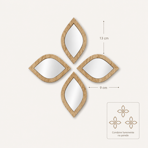 Espelhos Decorativos Boho Gota para Parede – Viorenna