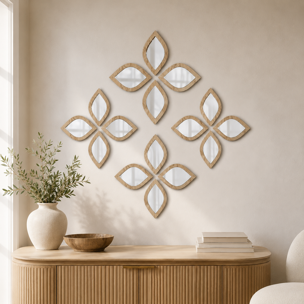 Espelhos Decorativos Boho Gota para Parede – Viorenna