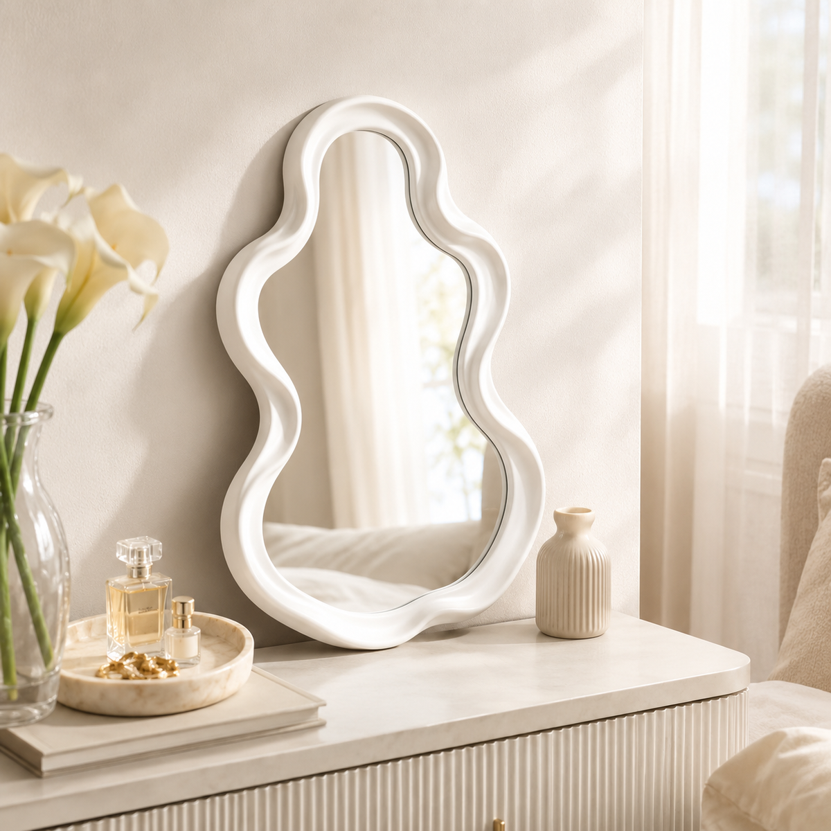 Espelho Decorativo Irregular Moderno para Parede – Viorenna