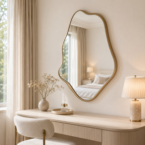 Espelho Decorativo Nórdico Assimétrico – Viorenna