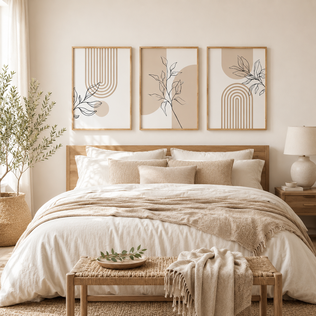 Quadro Decorativo Botânico para Sala – Viorenna