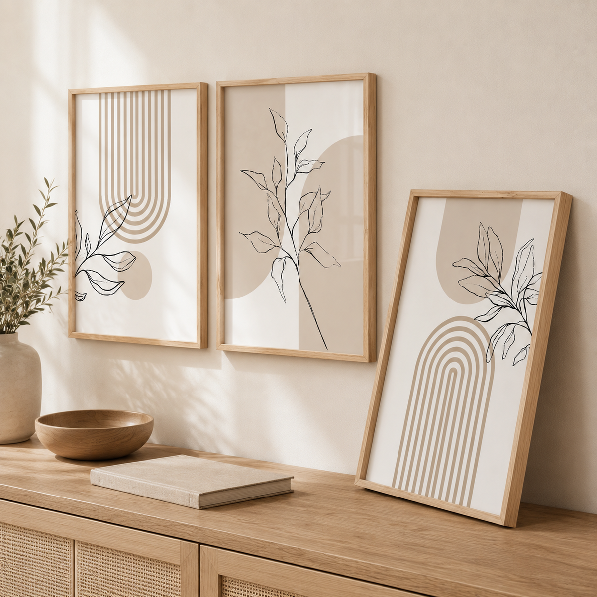 Quadro Decorativo Botânico para Sala – Viorenna