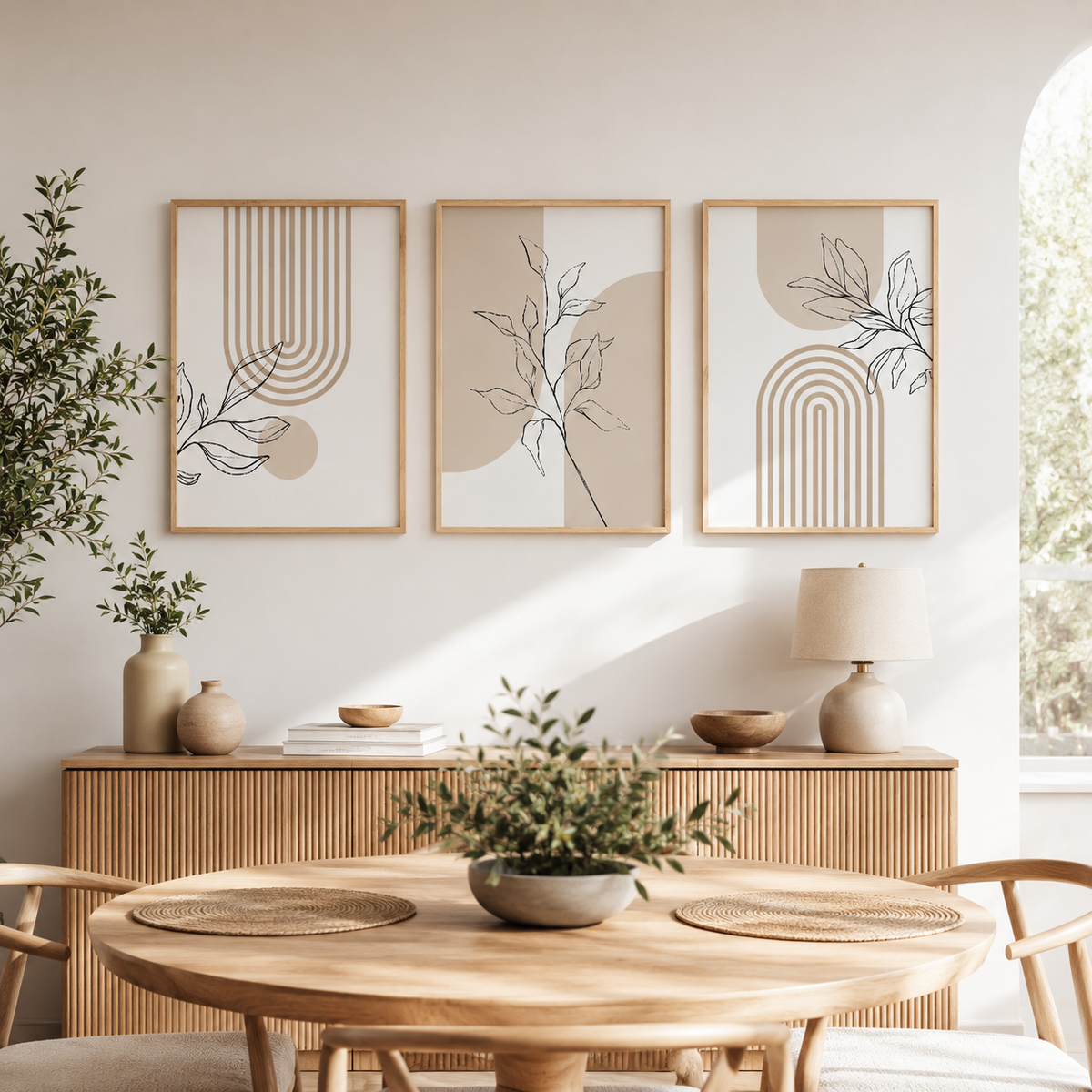 Quadro Decorativo Botânico para Sala – Viorenna