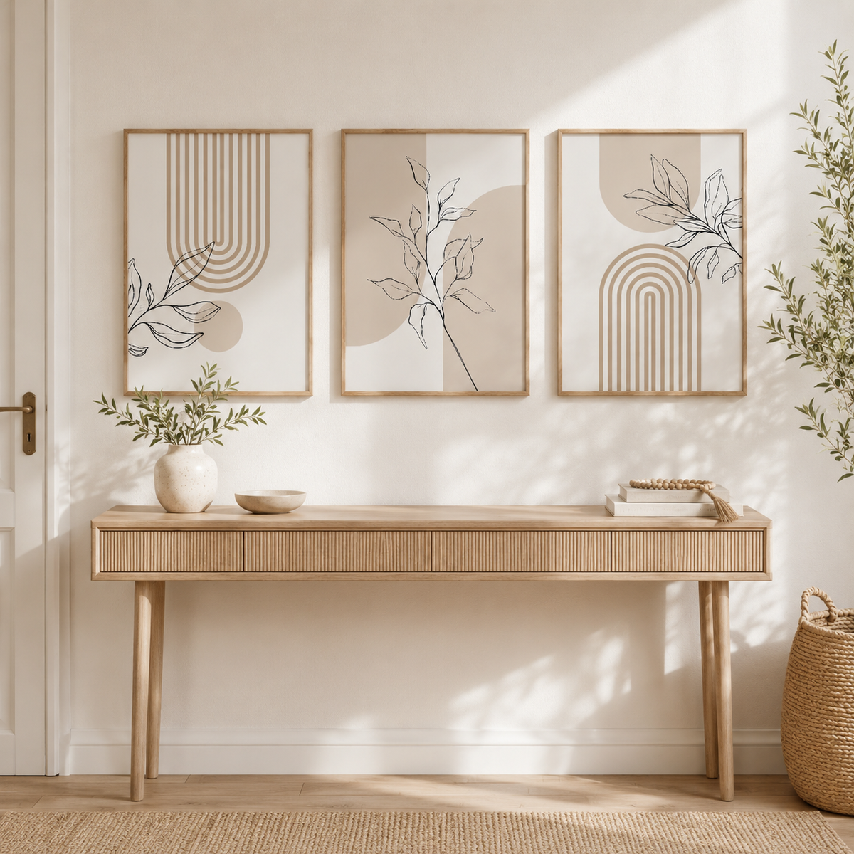 Quadro Decorativo Botânico para Sala – Viorenna