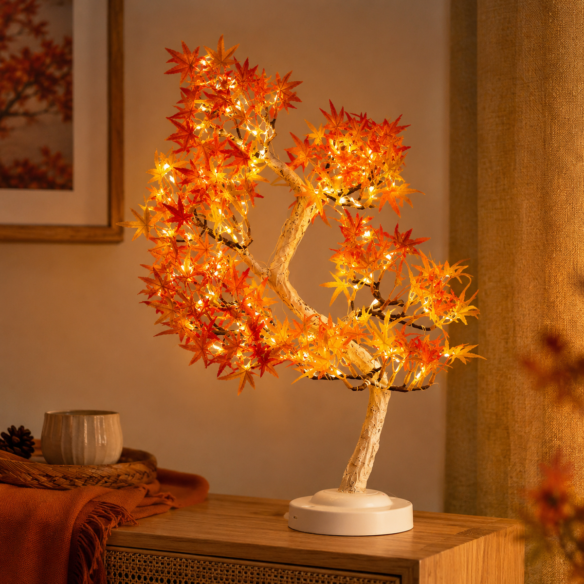 Luminária Decorativa de Mesa Árvore LED – Viorenna