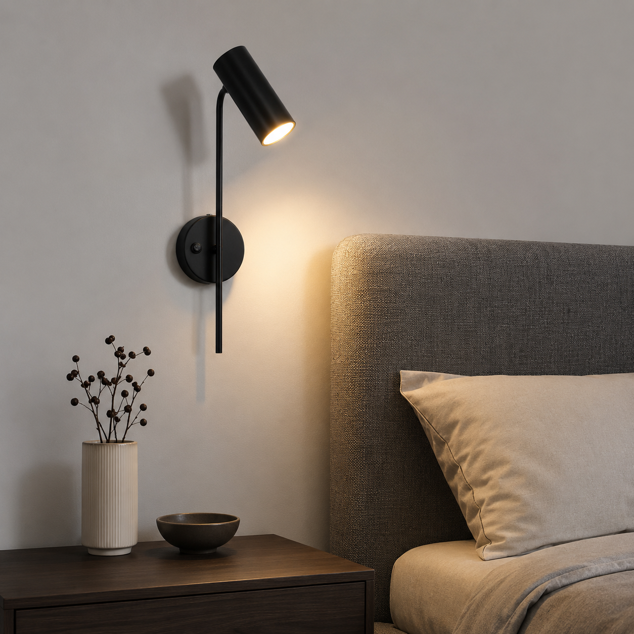 Luminária de Parede Articulada para Quarto – Viorenna