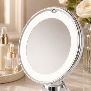 Espelho de Aumento 10x com LED Touch – Viorenna