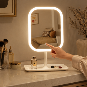 Espelho de Bancada com LED Tricolor Design Moderno – Viorenna