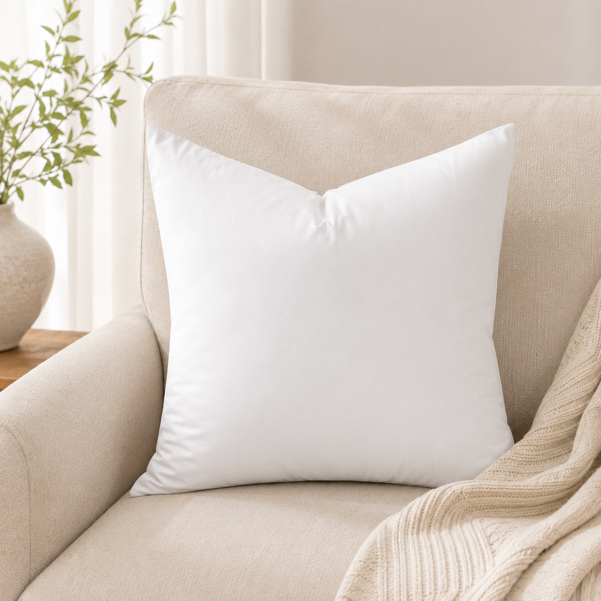 Enchimento para Almofada Decorativa 35x35cm – Viorenna