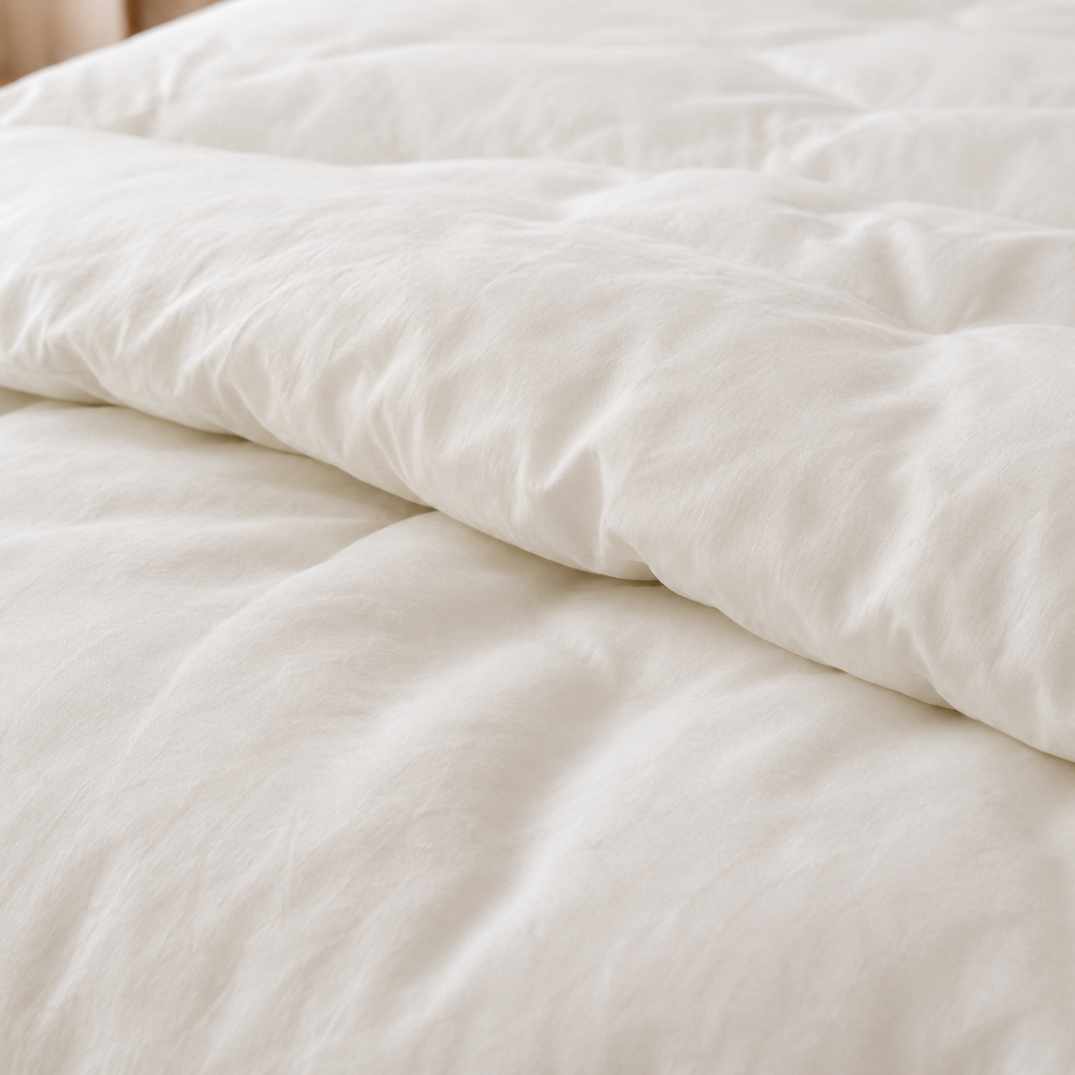 Edredom Branco Acolchoado para Cama – Viorenna