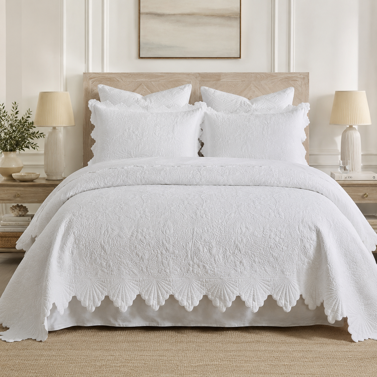 Colcha para Cama Queen Matelada em Algodão – Viorenna