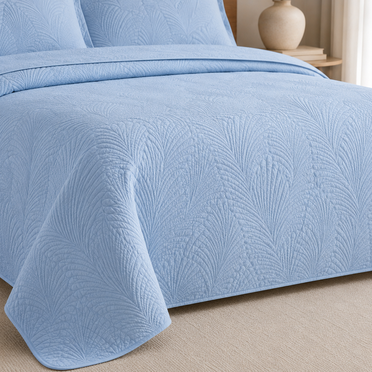 Colcha Minimalista para Cama em Algodão – Viorenna