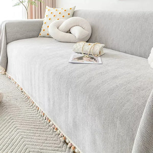 Modern Ticking Stripe Sofa Cover Cloth Four Seasons Universal Sofa Sheet Sofa Mat Couch Home Dust Protection Blanket