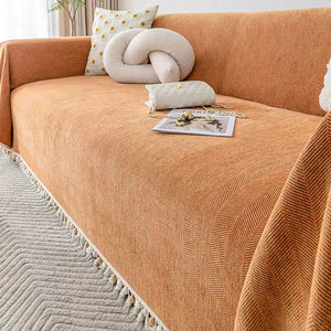 Modern Ticking Stripe Sofa Cover Cloth Four Seasons Universal Sofa Sheet Sofa Mat Couch Home Dust Protection Blanket