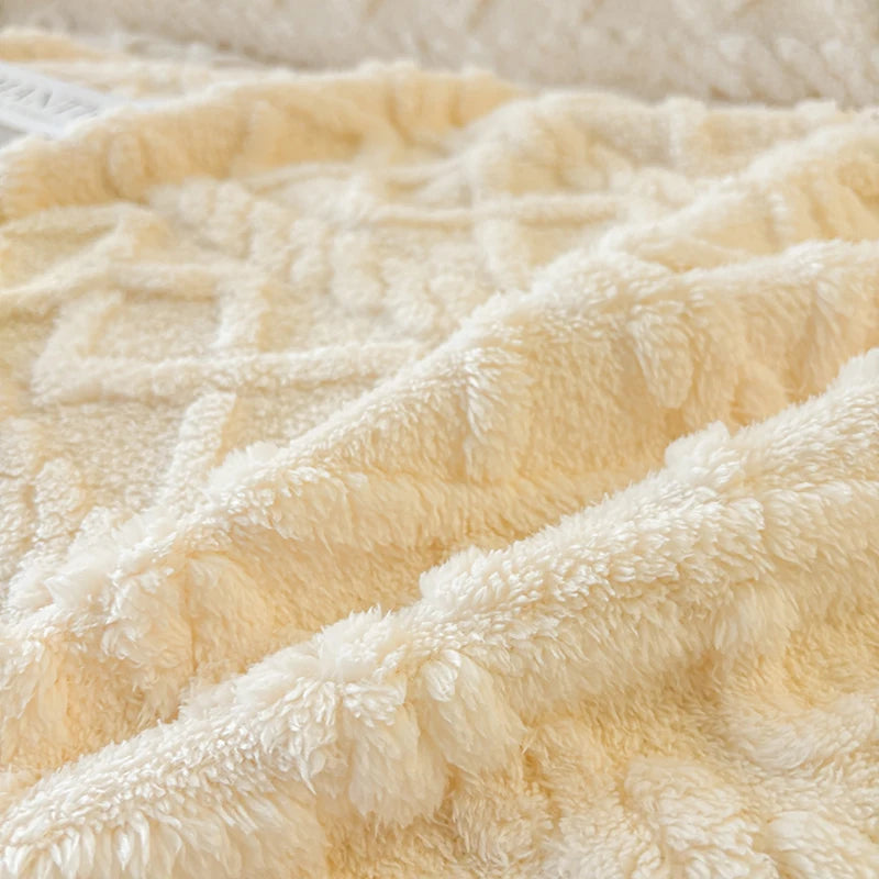 2026 Spring Taffeta Fleece Sofa Blasnket Soft Comfortable Protective Cover for 1-3 Seater Sofas Jacquard Plush Throws Blanket