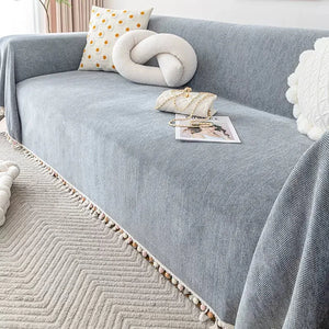 Modern Ticking Stripe Sofa Cover Cloth Four Seasons Universal Sofa Sheet Sofa Mat Couch Home Dust Protection Blanket