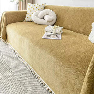Modern Ticking Stripe Sofa Cover Cloth Four Seasons Universal Sofa Sheet Sofa Mat Couch Home Dust Protection Blanket