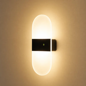 Arandela Arco Touch na opção Luz Quente